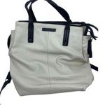 Kenneth Cole White Large Leather Crossbody Bag Photo 0