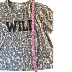 Youth in Revolt Short Sleeve Crew Neck Leopard Print 'WILD' Graphic T Photo 5