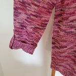 Adrienne Vittadini Knit Sweater Cuffed Sleeved L Photo 6