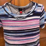 Rafaella πππBOGOHO πππ Blue and Pink Striped Top-Large Photo 1