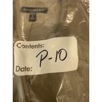 Banana Republic trench coat jacket dress 8 Petite Belted button front green Photo 11