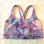 Peloton NWT Floral 2k Strappy Athletic Bra Size Small Photo 0