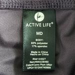 Active Life Purple Camo Capri Leggings Size Medium Purple Leggings Photo 5