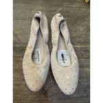 Stuart Weitzman  Suede Ballet Flats Rhinestones‎ Size 5.5 Crystal Embellished Photo 1