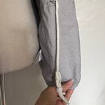 Fossil  Stripe Womens Blazer Sz S Lightweight One Button Academia Ruched Utility Photo 8