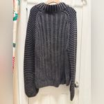 Free People  Sweetheart Mock Neck Sweater Black  Size XLarge Photo 3