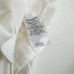 Reformation  | NWT Kynzie Cotton Blend Strapless Knotted Slit Maxi Dress in White Photo 5