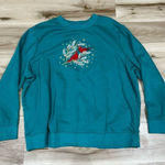 Vintage Holiday Editions Red Cardinal Crewneck Sweatshirt Women’s 2XL Green Size 2X Photo 0