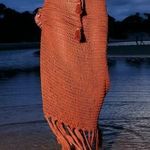 Free People New!  x‎ Flook Rust Brown Crochet Brooke Maxi Skirt, size XS Photo 0