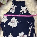 Eclair navy blue floral sleeveless dress sz XS Blue Photo 6