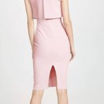 Likely Shayna Draped Overlay Slim Fit Bodycon Dress Rose Shadow Women's Size 6 Photo 1