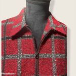 Adorable Plaid Christmas jacket/blazer petite 6 Red Size 6P Photo 10