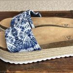 Dirty Laundry  Tie Die Pippa Slide Platform Espadrilles Size 8.5 - NWOT Photo 1