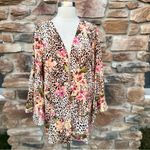 Thalia Sodi  Mixed Print Open Front Kimono Photo 7