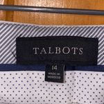 Talbots  Women’s White Capri Pants Size 14-EUC Photo 1