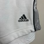 Adidas white and gray high waist elastic band running shorts women's size small Photo 5