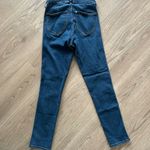 H&M NWOT  Dark Wash Bootcut Ankle Skinny Jeans 27” High Rise Cotton Blend Photo 7