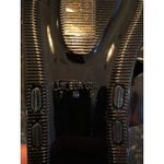 Brand New Lauren Lorraine Women's Size 9 Chan Black Gold Chain Slip on Sandals Photo 4