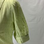 Nasty Gal Petite Extreme Collar Shirt Lemon Yellow Mini Dress Size 4 Photo 4