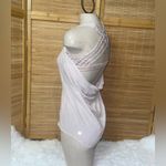 Lululemon Free To Be Wild Womens size 4 Tank Top Light Pink Grey Built In Bra Photo 2