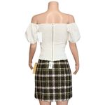 Reformation Framboise Off-Shoulder Linen Top, White, 4 (US) Photo 8