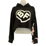 Alice + Olivia NWT A+O X Big Feelings Tai Black Cropped Hoodie Photo 1