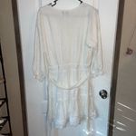 VICI  White Lace Cross Over Tiered Dress Size Medium‎ Photo 1