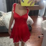 Lucy in the Sky  Mini Dress Red Photo 3