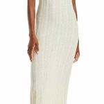 Line and Dot Carra Womens Crochet Maxi Bodycon Dress Size XS Cream Photo 0