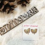 Betsey Johnson Beautiful Butterfly Stud Earrings Photo 1