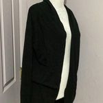 Dreamers  Black Open Front Cardigan Cotton Blend Long Sleeve M Photo 0