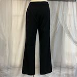 Casual Corner Stretch Black Dress Pants Size 8 Mid Rise Flare Leg Trousers Photo 3