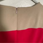 Calvin Klein Sleeveless Dress Tan Pink Black Colorblock 14 Photo 9