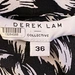 Derek Lam  10 CROSBY Designer Feather Two Tone Top Lightweight Blouse Sz US 0 XS Photo 8
