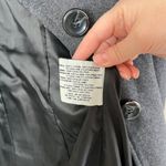 Kenneth Cole  Classic Womens Gray Wool Blend Peacoat Size 6 Photo 5
