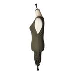 Good American  Dress Women‎ Large Olive Green Ruched Tank Mini Sexy Sheath Photo 9