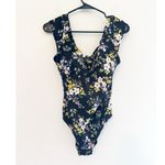Beach Betty Miracle Brands Slimming Control One Piece Swim Black Floral medium Photo 2