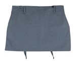 Pretty Little Thing NWT  Micro Skirt Womens 12 Gray Y2K Utility Cargo Streetwear Photo 4