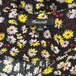 Madewell Top Sz S Yellow Floral Crop Wrap French Floral 3/4 Casual Cottagecore Photo 5