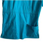 Butter Soft Women Scrub Top S Teal Medical Uniform Nurse Workwear Dental Casual‎ Blue Photo 5