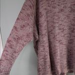 Free People  M Sweater Pullover Alpaca Mohair Blend V-Neck Purple Knit Long sleev Photo 9