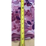 Ann Taylor Vintage  Silk Floral Midi Dress PSize 8P Y2K Occasion Romantic Church Photo 15