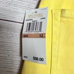 Michael Kors  Basic Womens Lemon Straight Leg Pants Sz 12 Photo 4