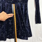 City Triangles Velvet Burnout Skater Dress Juniors SZ 3 Whimsigoth Fairy Witchy Photo 14