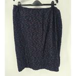 Lafayette 148 New York Tweed Blazer Skirt Suit Navy Multi Color Size 14 Size 16 Blue Photo 3