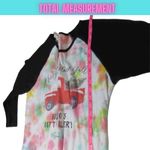 Handmade Retro Holiday Tie Dye Baseball Tee Bella Canvas Holidaycore Medium Photo 6