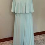 Show Me Your Mumu  Caitlin Ruffle Maxi Dress in Dusty Mint Crisp Medium Photo 3
