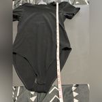 MANGOPOP Short Sleeve Crewneck T-Shirt Black One Piece Bodysuit Women’s S EUC Photo 6