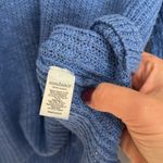 Sundance cotton relaxed polo pullover sweater Blue Size M Photo 2