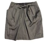 Giorgio Armani  Grey Pinstripe Suit Skirt Womens Grey Virgin Wool Sz 42 38 US 6 Photo 11